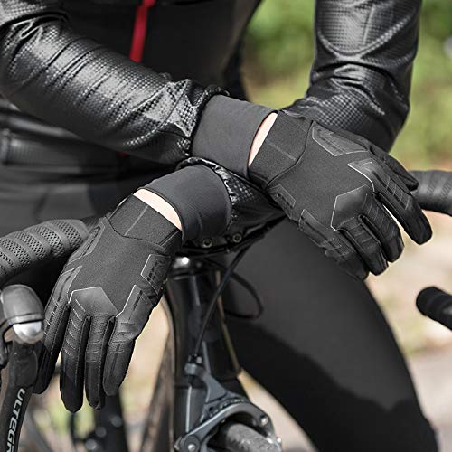 Guantes De Invierno AntideslizantesGuantes De Bicicleta De Ciclismo A Prueba De Viento Pantalla Táctil Guante De Bicicleta MTB Térmico Cálido Motocicleta Invierno Otoño Ropa D Entrega Rápida Gratuita