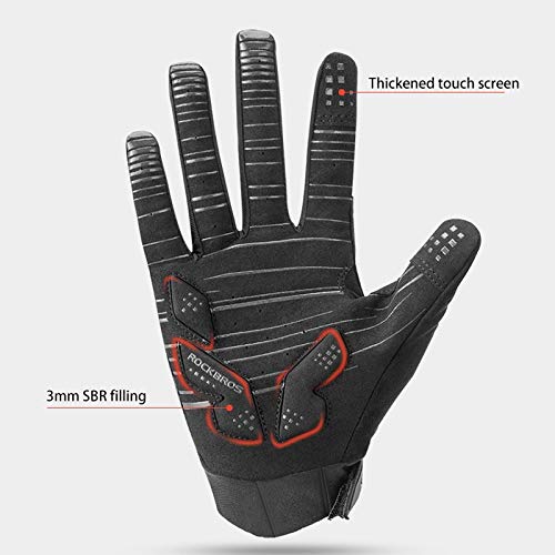 Guantes De Invierno AntideslizantesGuantes De Bicicleta De Ciclismo A Prueba De Viento Pantalla Táctil Guante De Bicicleta MTB Térmico Cálido Motocicleta Invierno Otoño Ropa D Entrega Rápida Gratuita