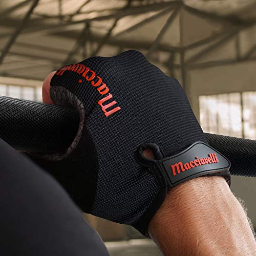 Guantes Gimnasio, Guantes Pesas con Protección Completa de Muñeca y Palma | Guantes Fitness Transpirables para Levantamiento de Pesas, Musculación y CrossFit | Guantes Gym para Hombres y Mujeres