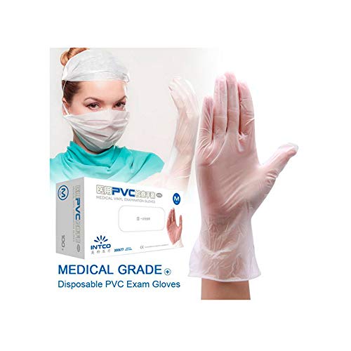 Guantes Resistentes y elásticos INTCO VINILO reforzados con PVC Caja 100 pc TALLA M libre de látex, cómodos y elásticos .Guantes para limpieza, alimentación, automoción y mucho mas Guantes Resistentes y elásticos INTCO VINILO reforzados con PVC Caja 100 pc TALLA M libre de látex, cómodos y elásticos .Guantes para limpieza, alimentación, automoción y mucho mas