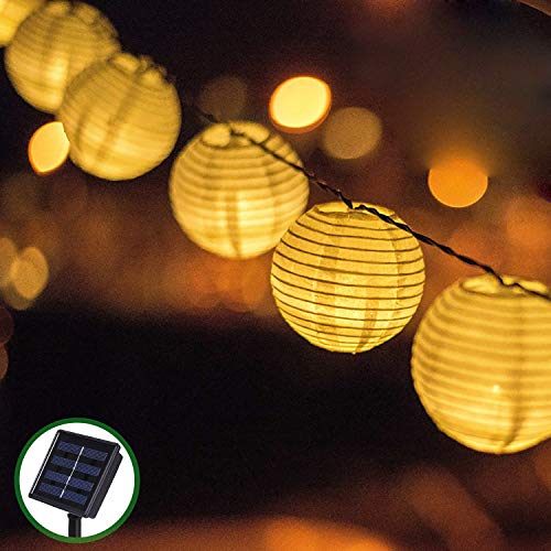 Guirnaldas de Luces Solar Jardín LED Bawoo 30 LED Guirnaldas Luces Exterior 5,5m Impermeable IP65 Guirnalda Luces Decoración Exterior Interior Luz Navidad Fiesta Ceremonia Jardín Casa (Blanco Cálido) Guirnaldas de Luces Solar Jardín LED Bawoo 30 LED Guirnaldas Luces Exterior 5,5m Impermeable IP65 Guirnalda Luces Decoración Exterior Interior Luz Navidad Fiesta Ceremonia Jardín Casa (Blanco Cálido)
