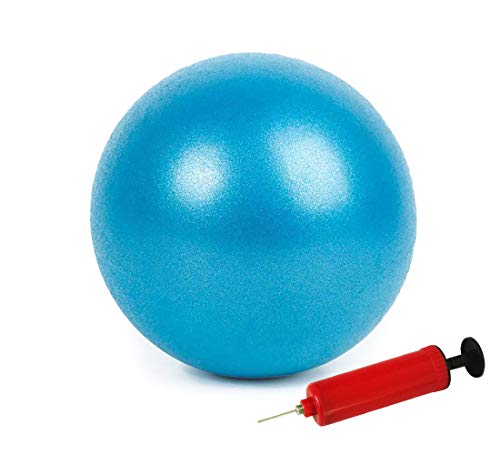 GUNM Mini Pelota de Pilates para Yoga, Pelota de Ejercicio de 25 cm / 9 Pulgadas, Pelota Antideslizante para Entrenamiento físico de Pilates, Pelota pequeña de Pilates para Yoga, Barra de Estabilidad