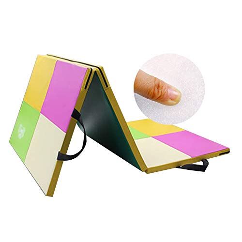 GUORRUI-Colchoneta Gimnasia Colchoneta de Espuma Estera De Yoga Más Grueso Antideslizante Principiante Niño Colegio Colchoneta De Ejercicios, 2 Materiales (Color : A, Size : 61x183x4cm) GUORRUI-Colchoneta Gimnasia Colchoneta de Espuma Estera De Yoga Más Grueso Antideslizante Principiante Niño Colegio Colchoneta De Ejercicios, 2 Materiales (Color : A, Size : 61x183x4cm)
