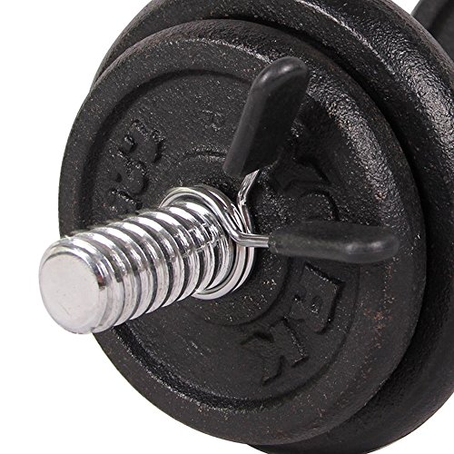 Guoyihua - 1 par de abrazaderas de resorte para mancuernas con agarre de goma (28 mm, 30 mm, 50 mm), 28 mm Guoyihua - 1 par de abrazaderas de resorte para mancuernas con agarre de goma (28 mm, 30 mm, 50 mm), 28 mm