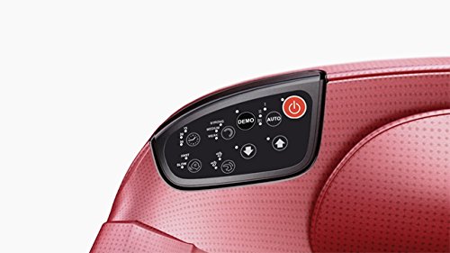 GURU® Sillón de masaje y relax - Rojo (modelo 2020) - 3 modos masaje - Sonido envolvente shiatsu 2D - Sillon masajeador con sistema Bluetooth y USB - Garantía oficial 2 Años