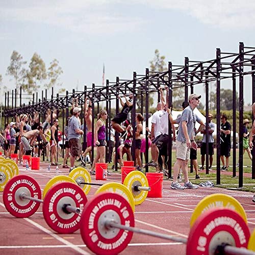 Gurxi Abrazaderas de Topes para Barras Topes Barra Olimpica 50mm Topes Barra Olimpica Abrazadera 50mm Barra Bloqueadores para Barras de Pesas Levantamiento de Pesa Barbell Barra de Liberación Rápida