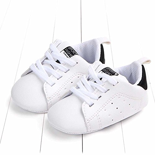 Gusspower Zapatos de Bebé Zapatillas Deportivas para bebés recién Nacidos Primeros Pasos Calzado de Cuero Antideslizante Suave para niños niñas pequeños Infantiles