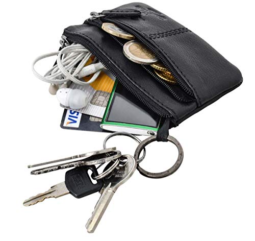 Gusti Portallaves de Cuero - Rook Estuche Llavero Negro Gusti Portallaves de Cuero - Rook Estuche Llavero Negro