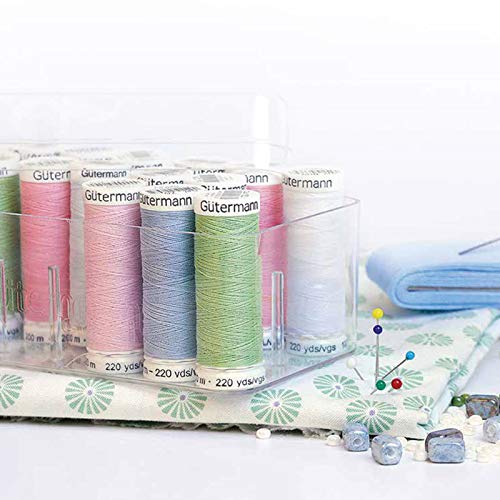 Gutermann 728179 - Caja de Hilos (Capacidad: 27 carretes) Gutermann 728179 - Caja de Hilos (Capacidad: 27 carretes)
