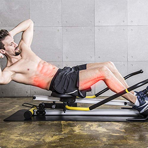 GWX Inicio Resistencia A La Máquina De Remo Equipos De Gimnasia Ajustable Simula Entrenamiento De Los Músculos Reales De Remo,Amarillo GWX Inicio Resistencia A La Máquina De Remo Equipos De Gimnasia Ajustable Simula Entrenamiento De Los Músculos Reales De Remo,Amarillo
