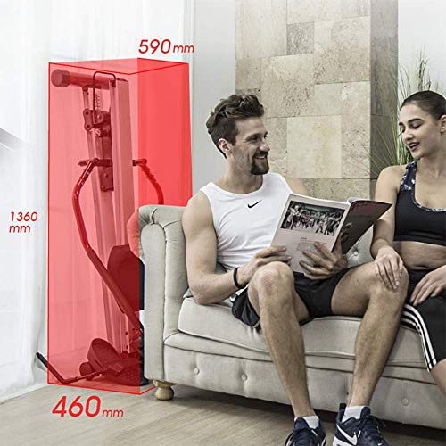GWX Inicio Resistencia A La Máquina De Remo Equipos De Gimnasia Ajustable Simula Entrenamiento De Los Músculos Reales De Remo,Amarillo GWX Inicio Resistencia A La Máquina De Remo Equipos De Gimnasia Ajustable Simula Entrenamiento De Los Músculos Reales De Remo,Amarillo
