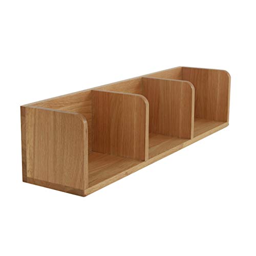 Gym Cajones de Madera Cajón de Madera Soporte para televisor pequeño Soporte para DVD Partición de Madera Maciza Estante de Pared de múltiples Capas (Color : Brown, Size : 69CM*16CM*16CM)