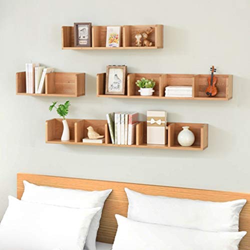Gym Cajones de Madera Cajón de Madera Soporte para televisor pequeño Soporte para DVD Partición de Madera Maciza Estante de Pared de múltiples Capas (Color : Brown, Size : 69CM*16CM*16CM) Gym Cajones de Madera Cajón de Madera Soporte para televisor pequeño Soporte para DVD Partición de Madera Maciza Estante de Pared de múltiples Capas (Color : Brown, Size : 69CM*16CM*16CM)