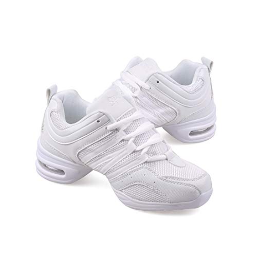 GYUANLAI Zapatos De Baile para Mujer Zapatos Deportivos Zapatos Modernos De Jazz Suela Antideslizante De PU Cómoda Malla Acoplamiento con Cordones Zapatillas De Deporte Ligeras GYUANLAI Zapatos De Baile para Mujer Zapatos Deportivos Zapatos Modernos De Jazz Suela Antideslizante De PU Cómoda Malla Acoplamiento con Cordones Zapatillas De Deporte Ligeras