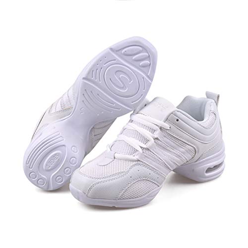 GYUANLAI Zapatos De Baile para Mujer Zapatos Deportivos Zapatos Modernos De Jazz Suela Antideslizante De PU Cómoda Malla Acoplamiento con Cordones Zapatillas De Deporte Ligeras GYUANLAI Zapatos De Baile para Mujer Zapatos Deportivos Zapatos Modernos De Jazz Suela Antideslizante De PU Cómoda Malla Acoplamiento con Cordones Zapatillas De Deporte Ligeras
