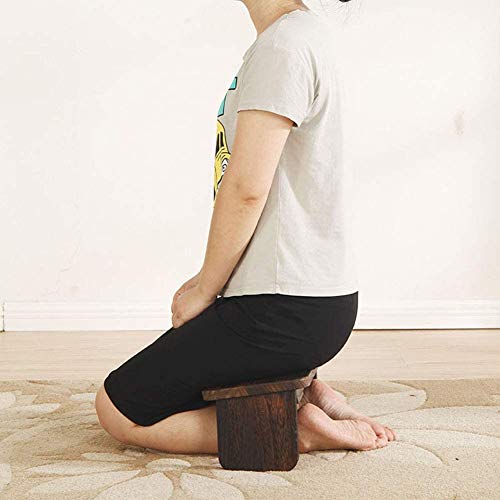 GZD Banco De Meditación De Madera Plegable, Taburete De Arrodillamiento De Yoga, Asiento Bajo para Meditaciones, Oración, Seiza