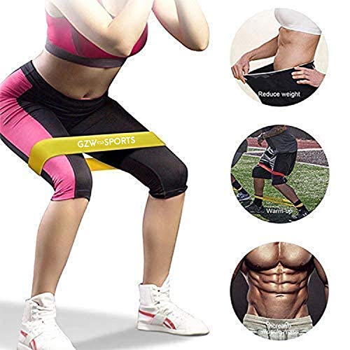 GZW-Shop Bandas de Resistencia Gomas Elásticas Fuerza Entrenamiento de piernas y glúteos Fitness musculación Cintas para Pilates Yoga, Ballet, Gimnasio y Ejercicio en casa GZW-Shop Bandas de Resistencia Gomas Elásticas Fuerza Entrenamiento de piernas y glúteos Fitness musculación Cintas para Pilates Yoga, Ballet, Gimnasio y Ejercicio en casa