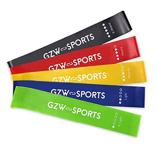 GZW-Shop Bandas de Resistencia Gomas Elásticas Fuerza Entrenamiento de piernas y glúteos Fitness musculación Cintas para Pilates Yoga, Ballet, Gimnasio y Ejercicio en casa GZW-Shop Bandas de Resistencia Gomas Elásticas Fuerza Entrenamiento de piernas y glúteos Fitness musculación Cintas para Pilates Yoga, Ballet, Gimnasio y Ejercicio en casa