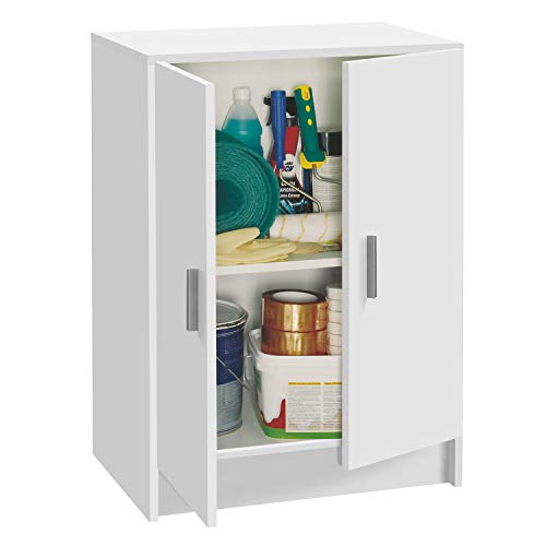 Habitdesign Armario Multiusos Bajo, 2 Puertas, Acabado en Color Blanco, Medidas: 59 cm (Ancho) x 80 cm (Alto) x 37 cm (Fondo) Habitdesign Armario Multiusos Bajo, 2 Puertas, Acabado en Color Blanco, Medidas: 59 cm (Ancho) x 80 cm (Alto) x 37 cm (Fondo)