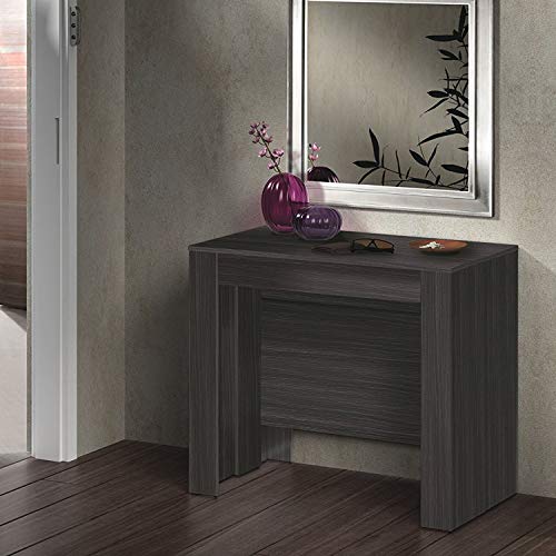 Habitdesign Mesa de Comedor, Consola, Mesa Extensible, Mesa para Salon recibidor o Cocina, Acabado en Gris Ceniza, Medidas: 50-235 cm (Largo) x 90 cm (Ancho) x 78 cm (Alto) Habitdesign Mesa de Comedor, Consola, Mesa Extensible, Mesa para Salon recibidor o Cocina, Acabado en Gris Ceniza, Medidas: 50-235 cm (Largo) x 90 cm (Ancho) x 78 cm (Alto)