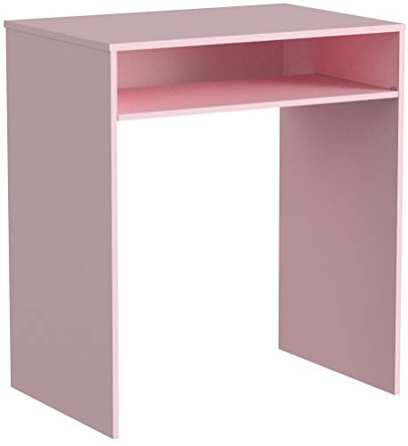 Habitdesign Mesa de Ordenador con Bandeja extraíble, Mesa Escritorio Juvenil, Modelo I-Joy, Color Rosa Nube, Medidas: 90 cm (Ancho) x 54 cm (Fondo) x 79 cm (Alto) Habitdesign Mesa de Ordenador con Bandeja extraíble, Mesa Escritorio Juvenil, Modelo I-Joy, Color Rosa Nube, Medidas: 90 cm (Ancho) x 54 cm (Fondo) x 79 cm (Alto)