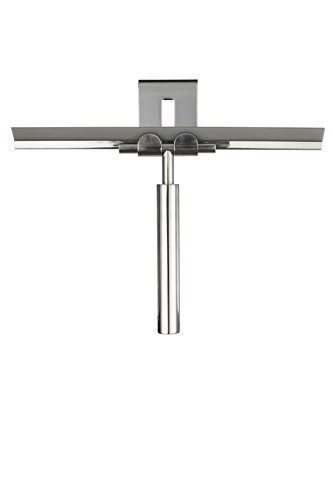 Haceka Selection 1155996 - Rasqueta de Ducha con Soporte para Pared, Color Plateado Haceka Selection 1155996 - Rasqueta de Ducha con Soporte para Pared, Color Plateado
