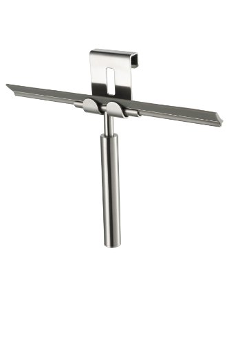 Haceka Selection 1155996 - Rasqueta de Ducha con Soporte para Pared, Color Plateado Haceka Selection 1155996 - Rasqueta de Ducha con Soporte para Pared, Color Plateado