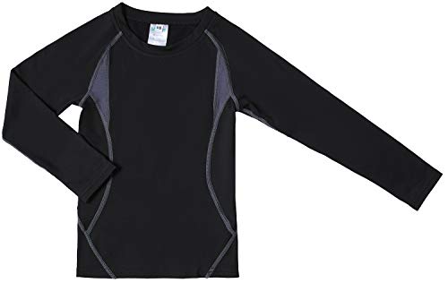 HAINES Niños Ropa Interior Térmica Esqui Niño Niña Ropa Térmica Interior para Running Snowboard Montaña Ciclismo Negro Gr.122-128 HAINES Niños Ropa Interior Térmica Esqui Niño Niña Ropa Térmica Interior para Running Snowboard Montaña Ciclismo Negro Gr.122-128