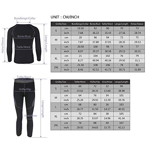 HAINES Ropa Interior Térmica Esqui Hombre Ropa Térmica Interior para Running Montaña Ciclismo Fitness Verde Militar L HAINES Ropa Interior Térmica Esqui Hombre Ropa Térmica Interior para Running Montaña Ciclismo Fitness Verde Militar L
