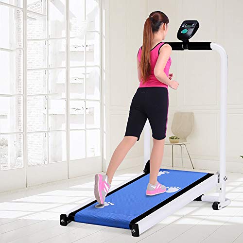 HAIRCURLER Cintas De Correr, Máquina de Correr Mecánica Portátil Cinta Correr Plegable No Motorizada Una máquina de Ejercicio aeróbico compacta para el hogar Oficina Mute Instalación-LibreBlue HAIRCURLER Cintas De Correr, Máquina de Correr Mecánica Portátil Cinta Correr Plegable No Motorizada Una máquina de Ejercicio aeróbico compacta para el hogar Oficina Mute Instalación-LibreBlue