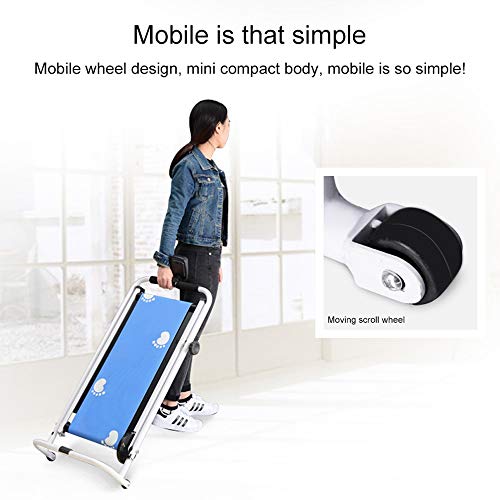 HAIRCURLER Cintas De Correr, Máquina de Correr Mecánica Portátil Cinta Correr Plegable No Motorizada Una máquina de Ejercicio aeróbico compacta para el hogar Oficina Mute Instalación-LibreBlue HAIRCURLER Cintas De Correr, Máquina de Correr Mecánica Portátil Cinta Correr Plegable No Motorizada Una máquina de Ejercicio aeróbico compacta para el hogar Oficina Mute Instalación-LibreBlue