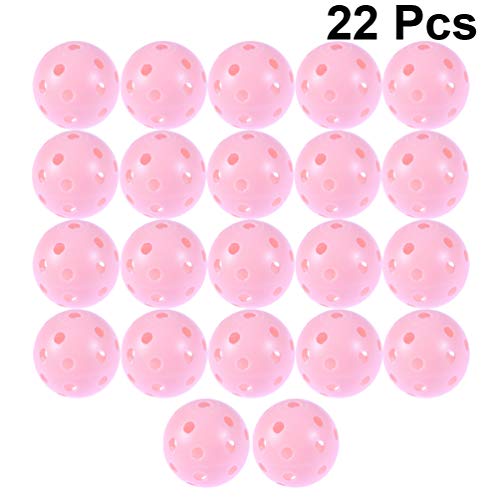Hakka Pelotas de Golf de Práctica Pickleball Pelotas de Golf de Plástico Perforado Pelotas de Wiffle Prácticas de Golf Huecas Pelotas Deportivas de Entrenamiento (Colores Surtidos) Hakka Pelotas de Golf de Práctica Pickleball Pelotas de Golf de Plástico Perforado Pelotas de Wiffle Prácticas de Golf Huecas Pelotas Deportivas de Entrenamiento (Colores Surtidos)