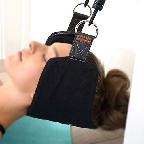 Hamaca cuello Tracción Cervical Portátil Masajeador Portátil Relajación de Cuello y Alivio del Dolor para los Hombres Mujeres Hamaca cuello Tracción Cervical Portátil Masajeador Portátil Relajación de Cuello y Alivio del Dolor para los Hombres Mujeres