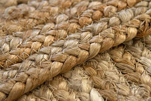 HAMID Alfombra Yute Alhambra Color Natural - Alfombra 100% Fibra de Yute (60x110cm) HAMID Alfombra Yute Alhambra Color Natural - Alfombra 100% Fibra de Yute (60x110cm)