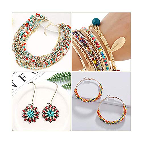Hanbee Cuentas de Colores para Los niños 24000 Piezas,2mm Mini Cuentas y Abalorios Cristal para DIY Pulseras Collares Bisutería Regalo Cadena(24 Colores) Hanbee Cuentas de Colores para Los niños 24000 Piezas,2mm Mini Cuentas y Abalorios Cristal para DIY Pulseras Collares Bisutería Regalo Cadena(24 Colores)