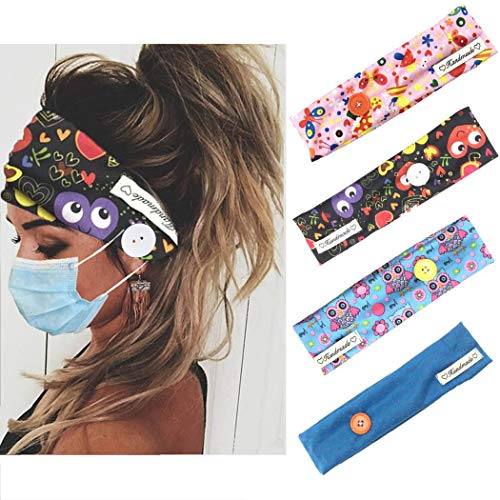 Handcess - Bandas elásticas para el pelo para correr, para hombres y mujeres, 4 unidades, color negro Handcess - Bandas elásticas para el pelo para correr, para hombres y mujeres, 4 unidades, color negro