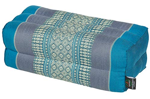 Handelsturm Bloque de Yoga para la meditación (35x15x10 cm, cojín de Soporte con Relleno de kapok), diseño Rojo y Verde Handelsturm Bloque de Yoga para la meditación (35x15x10 cm, cojín de Soporte con Relleno de kapok), diseño Rojo y Verde