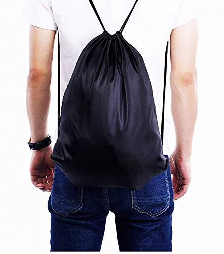 Hangdachang mochila con cordón madre e hijo 3D impresión cadena bolsa saco cinch bolsas regalos para mujeres hombres gimnasio compras deporte yoga