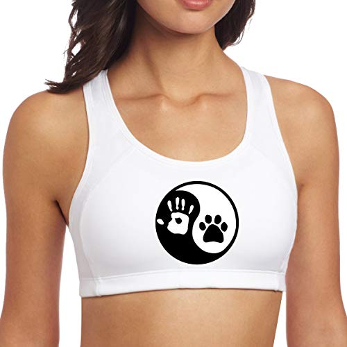 Hangdachang Sujetador Deportivo para Mujer,Yin Yang Palm Print,Yoga Crop Tank Tops Fitness Workout Running Bra M Hangdachang Sujetador Deportivo para Mujer,Yin Yang Palm Print,Yoga Crop Tank Tops Fitness Workout Running Bra M