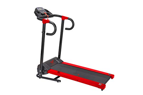 HANKING PLANET Cinta de Correr Plegable - Cinta de Andar electrica compacta con Pantalla LCD y programas de Intensidad - MAX. 10 km/h - 500w. (Roja)