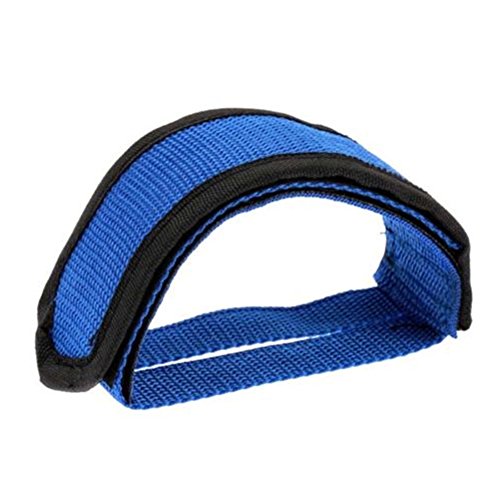 Hanshin Banda Pedal Bicicleta Antideslizante Seguridad Ultraligera Accesorios conducción al Aire Libre Viga Nylon Equipo Fijo Universal(Azul) Hanshin Banda Pedal Bicicleta Antideslizante Seguridad Ultraligera Accesorios conducción al Aire Libre Viga Nylon Equipo Fijo Universal(Azul)