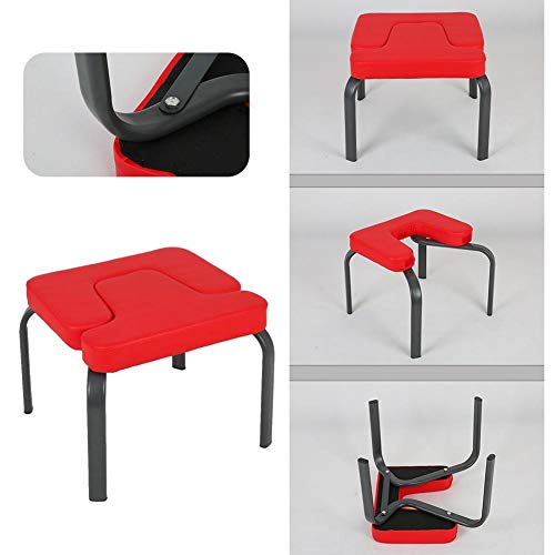 Haodene Taburete de inversión de Yoga, Banco Yoga Invertidas, Silla de Yoga Inversion Multifuncional Soporte de Cabeza de Taburete de Yoga para práctica de Yoga, para Familia Gimnasio Haodene Taburete de inversión de Yoga, Banco Yoga Invertidas, Silla de Yoga Inversion Multifuncional Soporte de Cabeza de Taburete de Yoga para práctica de Yoga, para Familia Gimnasio