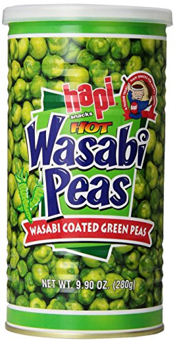 Hapi Hot Wasabi Peas (wasabi recubiertos guisantes verdes) 280G