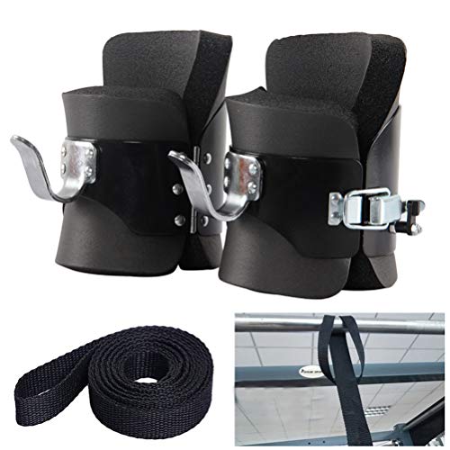 Haplws Botas de Gravedad de inversión Botas de Entrenamiento Botas Colgantes con Almohadillas de Espuma cómodas y Clips de Bloqueo Seguros Haplws Botas de Gravedad de inversión Botas de Entrenamiento Botas Colgantes con Almohadillas de Espuma cómodas y Clips de Bloqueo Seguros