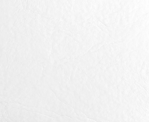 HAPPERS 1 Metro de Polipiel para tapizar, Manualidades, Cojines o forrar Objetos. Venta de Polipiel por Metros. Diseño Sugan Color Blanco Ancho 140cm
