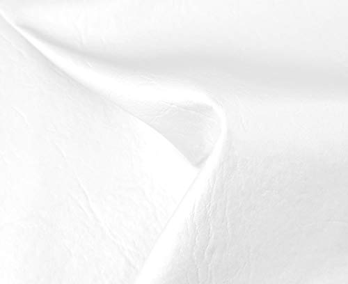HAPPERS 1 Metro de Polipiel para tapizar, Manualidades, Cojines o forrar Objetos. Venta de Polipiel por Metros. Diseño Sugan Color Blanco Ancho 140cm HAPPERS 1 Metro de Polipiel para tapizar, Manualidades, Cojines o forrar Objetos. Venta de Polipiel por Metros. Diseño Sugan Color Blanco Ancho 140cm
