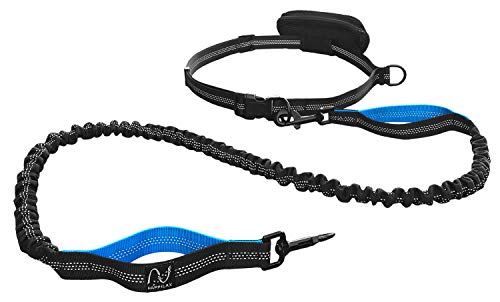 Happilax Correa Perro Correr Manos Libres, Extensible con Cintura Ajustable para Cargas hasta 100kg Happilax Correa Perro Correr Manos Libres, Extensible con Cintura Ajustable para Cargas hasta 100kg
