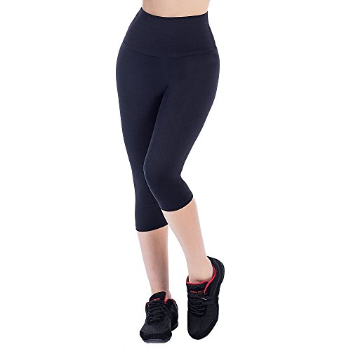 Happy Dance 2385 Pantalón Pirata, Mujer, Negro, S Happy Dance 2385 Pantalón Pirata, Mujer, Negro, S