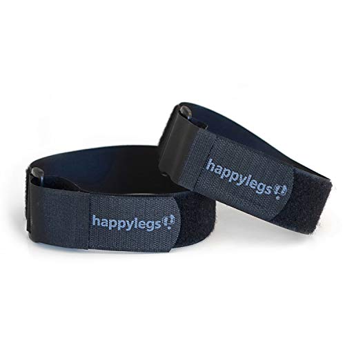 Happylegs® - Ejercitador de Piernas Gimnasia Pasiva para Mayores y Jóvenes Apto para Rehabilitación. La Máquina de Andar Sentado que Ayuda a Mejorar la Circulación. (Azul)