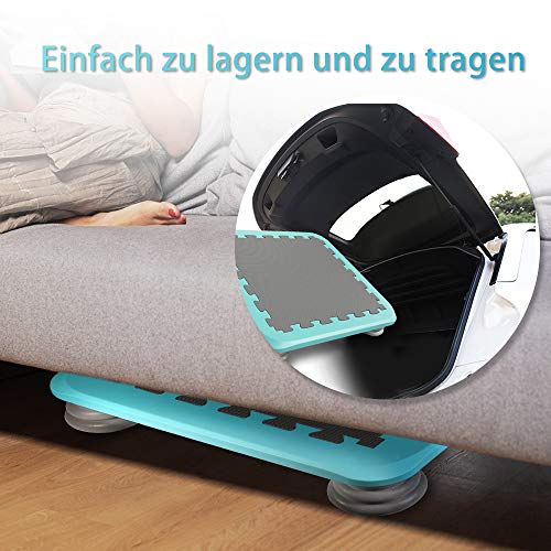HAPPYMATY Cama elástica para interior con muelles y colchón, juego de equilibrio, cama elástica para niños, colchoneta de gimnasia, esterilla de saltar, colchón plegable para fitness HAPPYMATY Cama elástica para interior con muelles y colchón, juego de equilibrio, cama elástica para niños, colchoneta de gimnasia, esterilla de saltar, colchón plegable para fitness